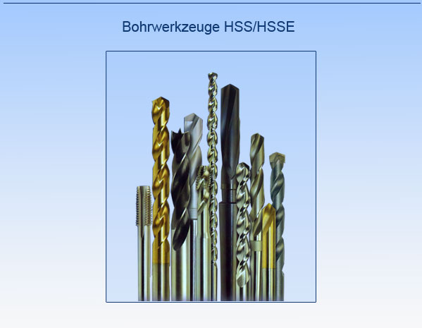 Bohrwerkzeuge HSS/HSS-E VHM-Spiralbohrer